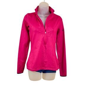 Nike Pro half zip pullover Hyper Pink athletic jacket sz Small